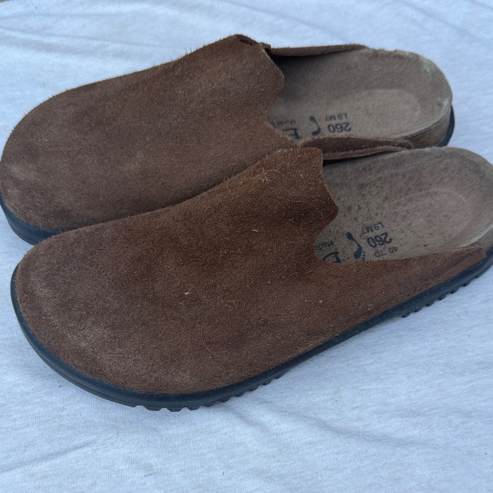 Men's Brown Suede Slip-On Shoes